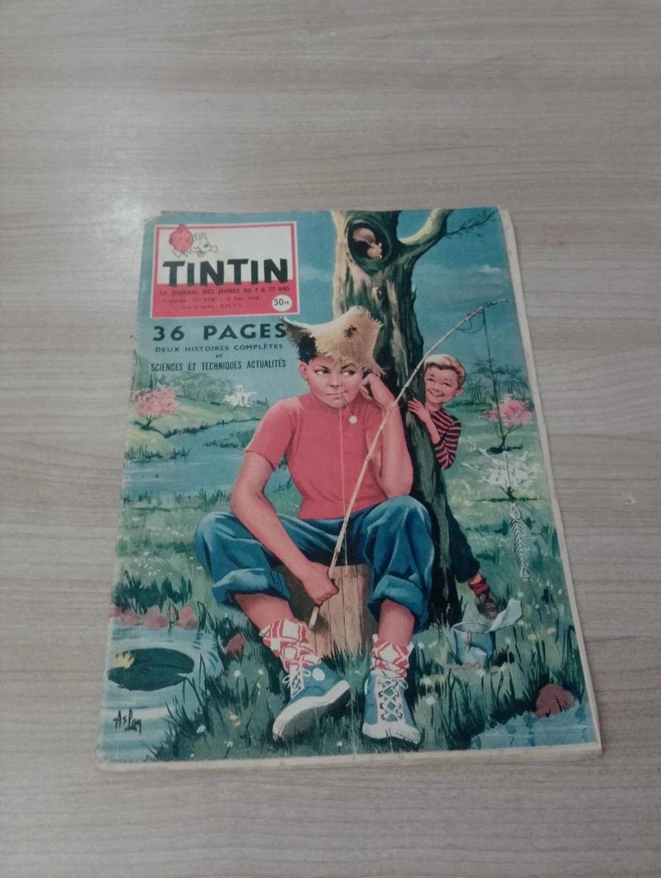 Tintin, le journal des jeunes de 7 à 77 ans n° 498, 1958
